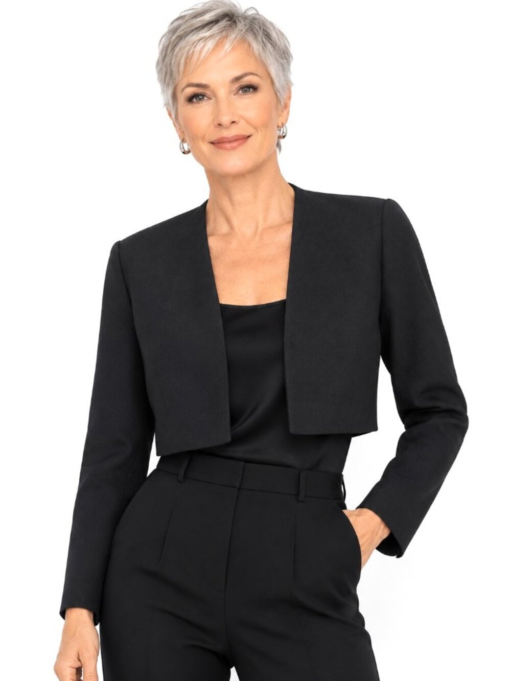 Vintage Victor Costa for Neiman Marcus Black Bolero Jacket